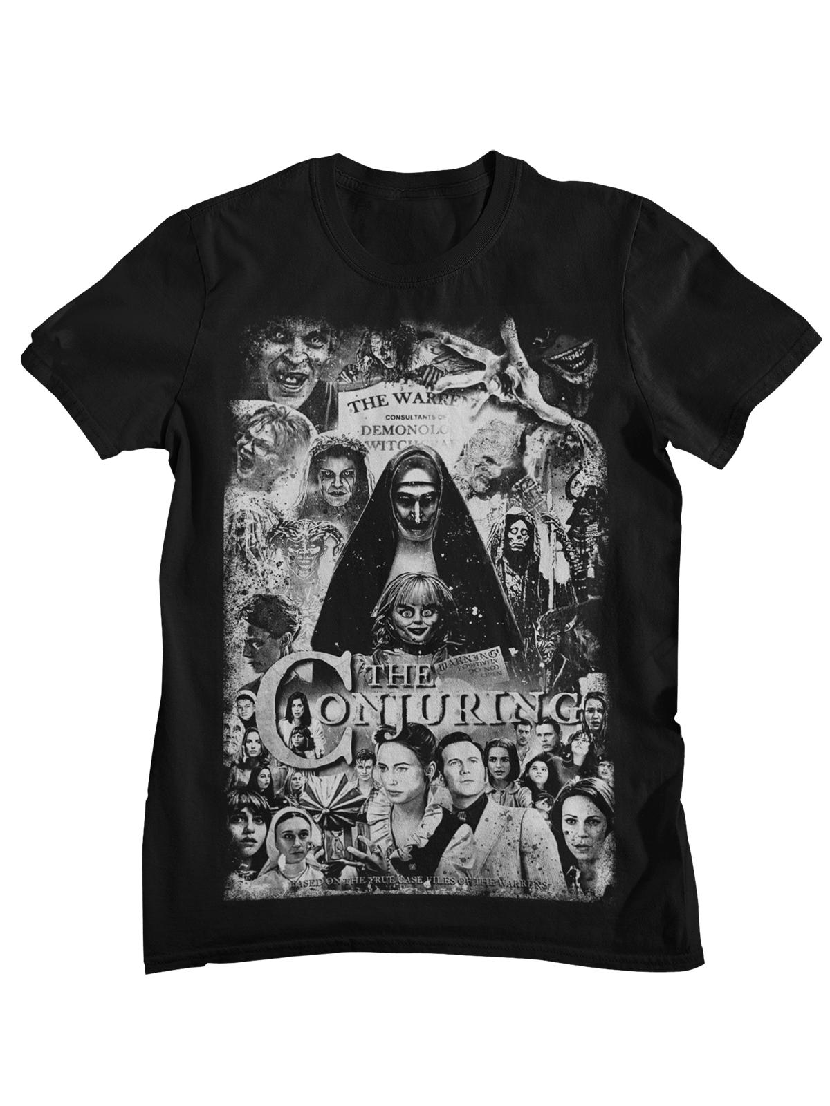 Retro Horror Movie Peripheral Short Sleeved Gothic Dark Aesthetic Tshirt for Unisex and Women High Street Niche Personalized Top S
Retro Horror Movie Peripheral Short Sleeved Gothic Dark Aesthetic Tshirt for Unisex and Women High Street Niche Personalized Top S