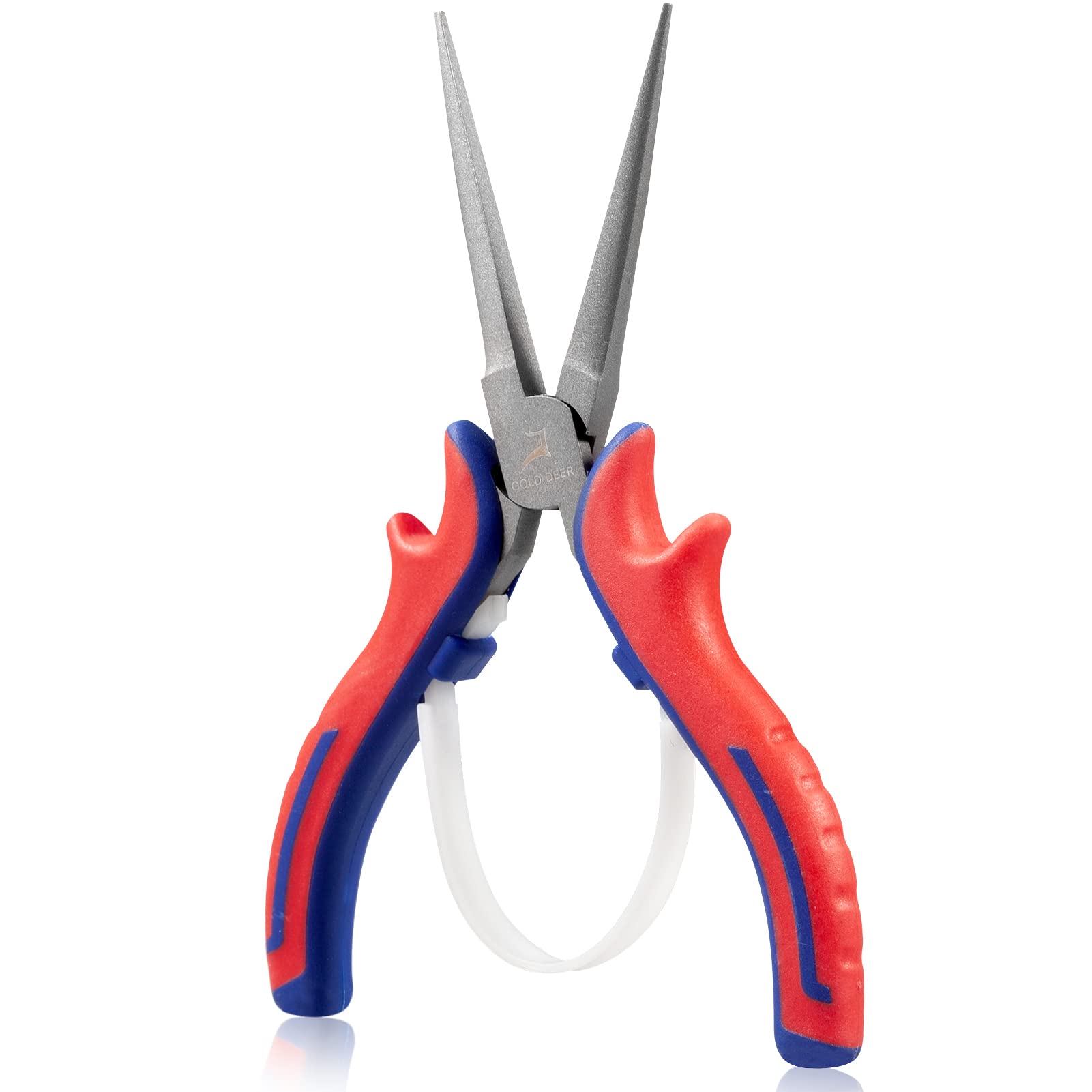 GOLD DEER Mini Smooth Craft Micro Wire Craft Precision Chrome Vanadium Teflon with Plastic Professional Accessory Handmade Tool Needle-Nose Pliers,
GOLD DEER Mini Smooth Craft Micro Wire Craft Precision Chrome Vanadium Teflon with Plastic Professional Accessory Handmade Tool Needle-Nose Pliers,