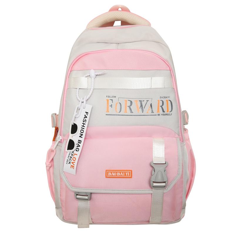Large Capacity Backpack, Simple and Colorful, Versatile, Suitable for Middle School, High School, College Students, Backpack, Travel Backpack рожевий
Large Capacity Backpack, Simple and Colorful, Versatile, Suitable for Middle School, High School, College Students, Backpack, Travel Backpack рожевий