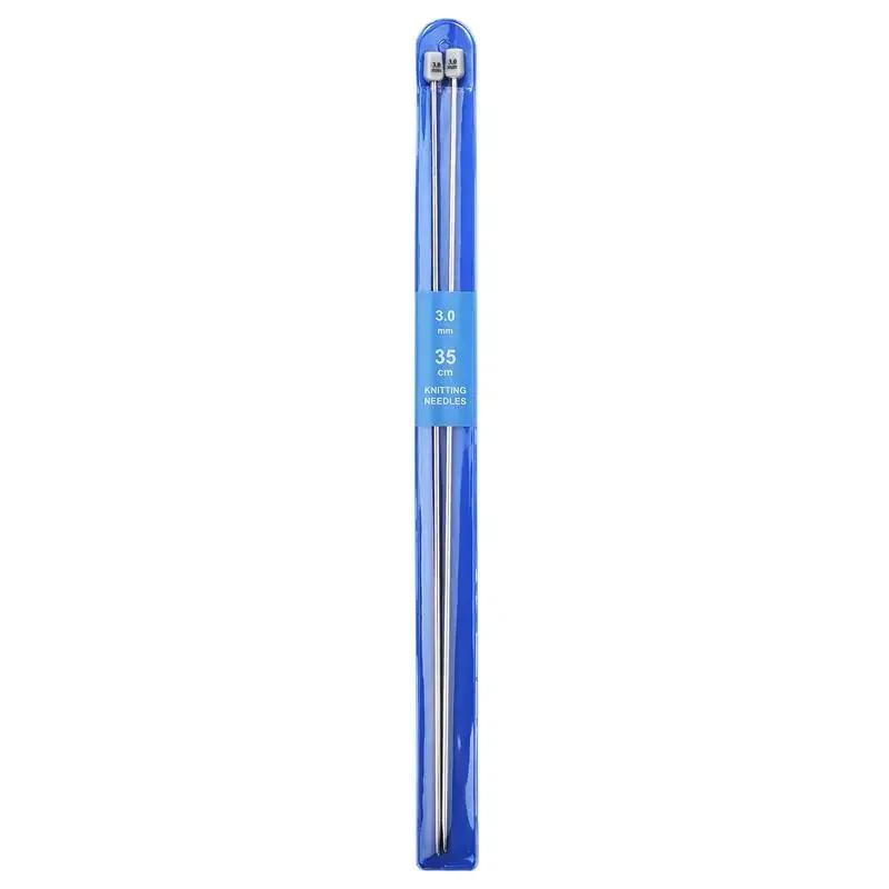 2Pcs Stainless Steel Knitting Needles 2mm-9mm Straight Single Pointed Crochet Hook Sets 35cm Sweater Needles for Knitting
2Pcs Stainless Steel Knitting Needles 2mm-9mm Straight Single Pointed Crochet Hook Sets 35cm Sweater Needles for Knitting