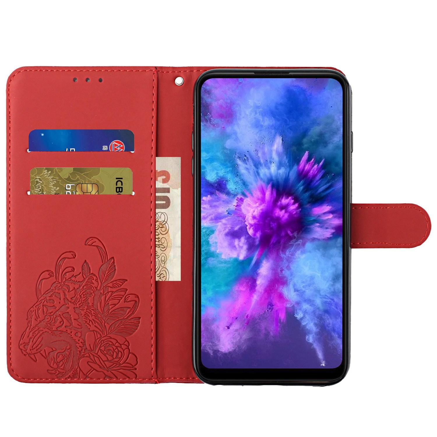 For iPhone 14 6.1 inch PU Leather Case Wallet Stand Function Tiger Head Imprinted Flip Cover with Wrist Strap Purple
For iPhone 14 6.1 inch PU Leather Case Wallet Stand Function Tiger Head Imprinted Flip Cover with Wrist Strap Purple