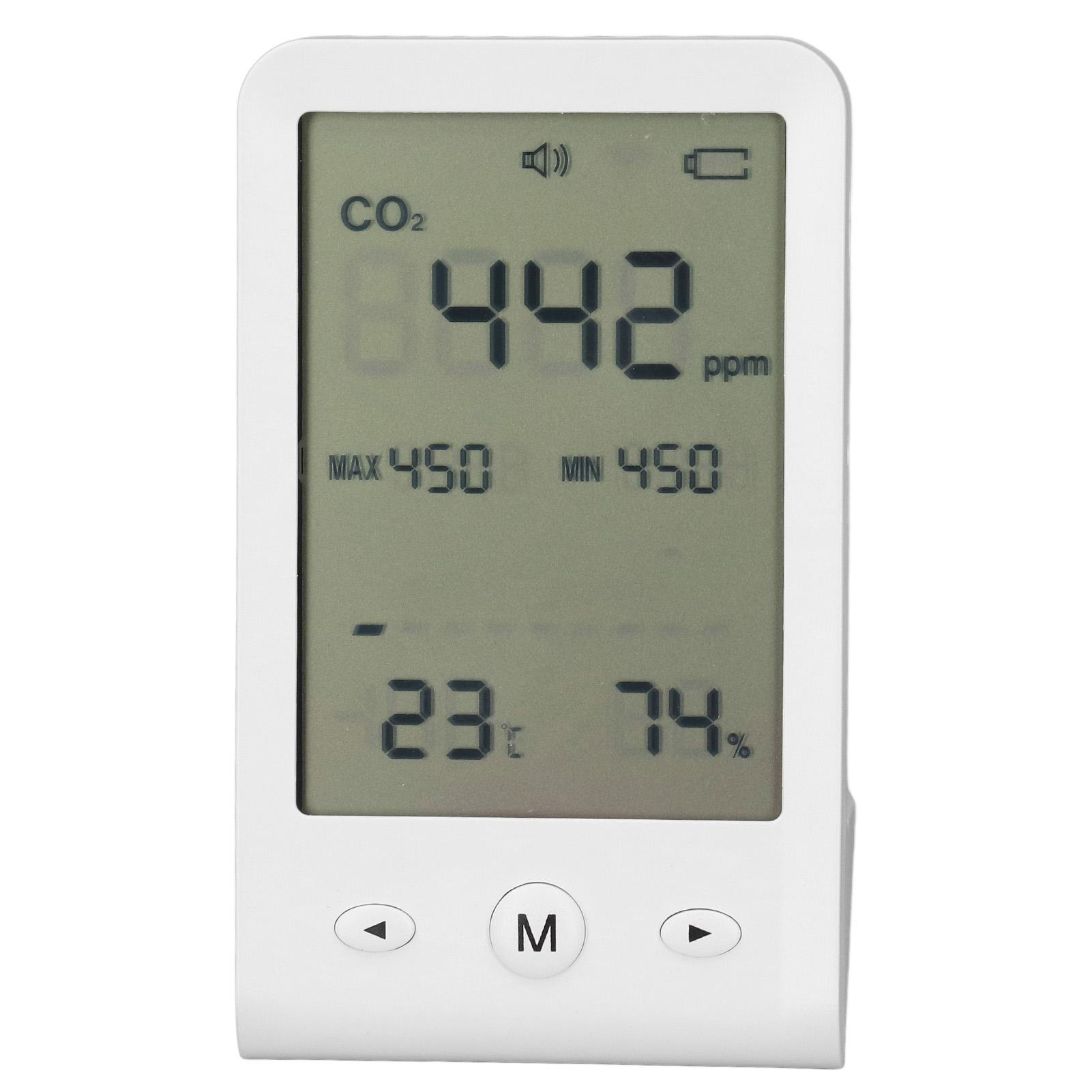 Монитор CO2, термометр, гигрометр, высокоточный настольный детектор CO2, измеритель качества воздуха в помещении с
Монитор CO2, термометр, гигрометр, высокоточный настольный детектор CO2, измеритель качества воздуха в помещении с