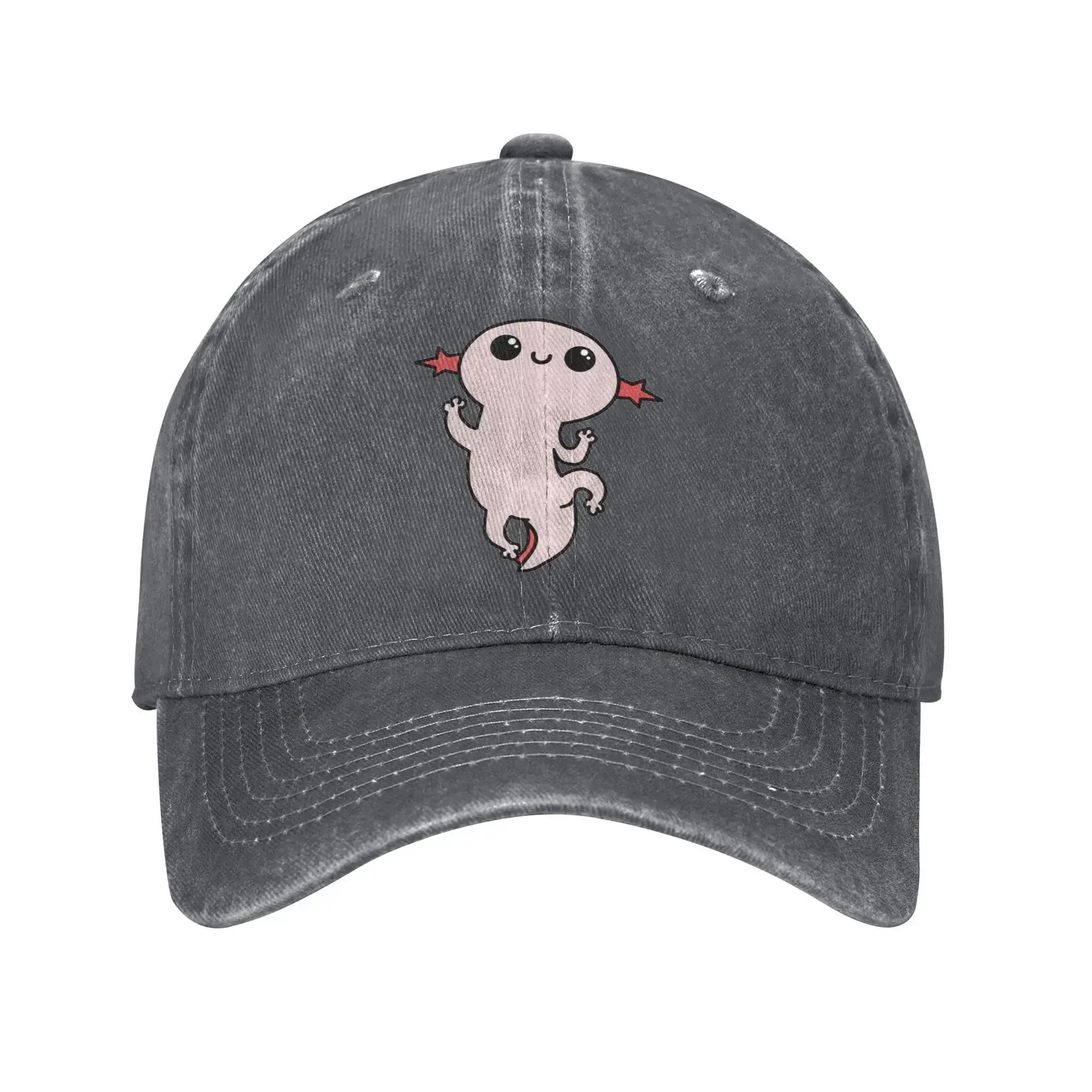 Vintage Cartoon Axolotl Baseball Caps Unisex Style Distressed Cotton Snapback Hat Outdoor Summer Unstructured Soft Hats Cap One Size
Vintage Cartoon Axolotl Baseball Caps Unisex Style Distressed Cotton Snapback Hat Outdoor Summer Unstructured Soft Hats Cap One Size
