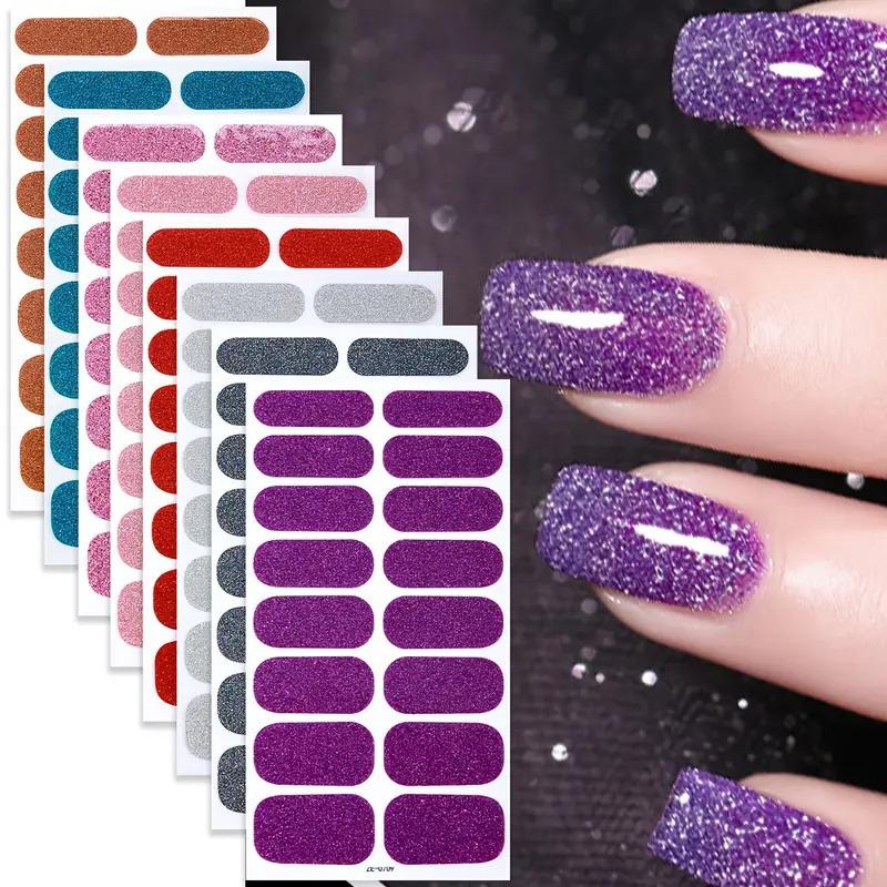 Zhengxiang Glitter Nail Art Stickers Set: Flashy, Waterproof, European and American Style INS Nail Decals. Nude nails + nail file
Zhengxiang Glitter Nail Art Stickers Set: Flashy, Waterproof, European and American Style INS Nail Decals. Nude nails + nail file