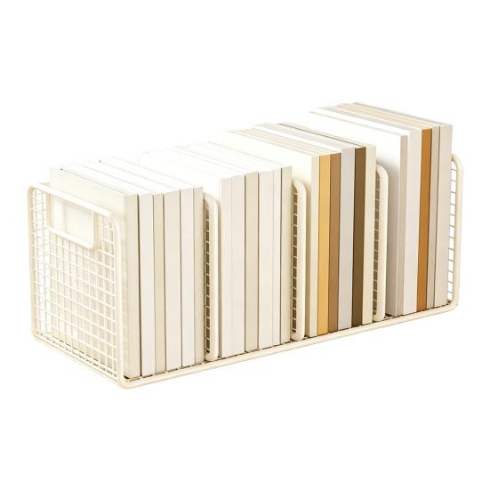 Iron Bookshelf with 4-Grid Organizer Thick Iron Anti-Rust Durable Book Storage Rack for Office Documents Middle белый
Iron Bookshelf with 4-Grid Organizer Thick Iron Anti-Rust Durable Book Storage Rack for Office Documents Middle белый