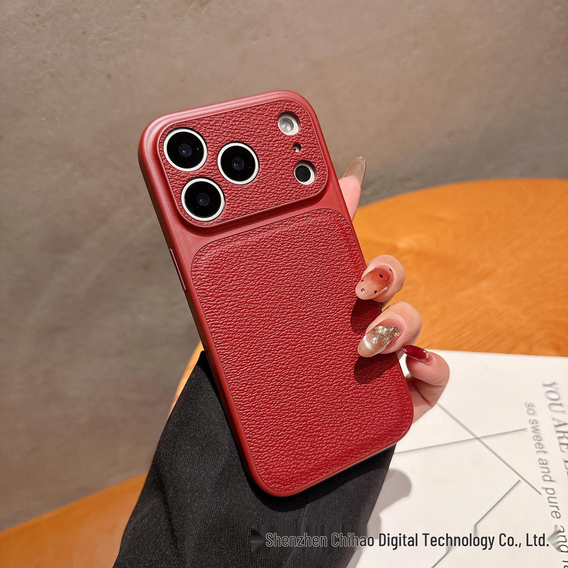 iPhone 17 Pro Max Lychee Pattern Case: Simple Precise Hole Design, Anti-fall PC for Apple 16 13
iPhone 17 Pro Max Lychee Pattern Case: Simple Precise Hole Design, Anti-fall PC for Apple 16 13