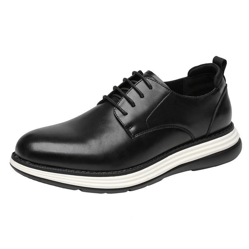 Men s Trendy Casual Leather Shoes, Fashionable Lace-Up Business Shoes with Non-slip Sole, Dress Shoes for Office Work Daily Wear 44 чорний
Men s Trendy Casual Leather Shoes, Fashionable Lace-Up Business Shoes with Non-slip Sole, Dress Shoes for Office Work Daily Wear 44 чорний