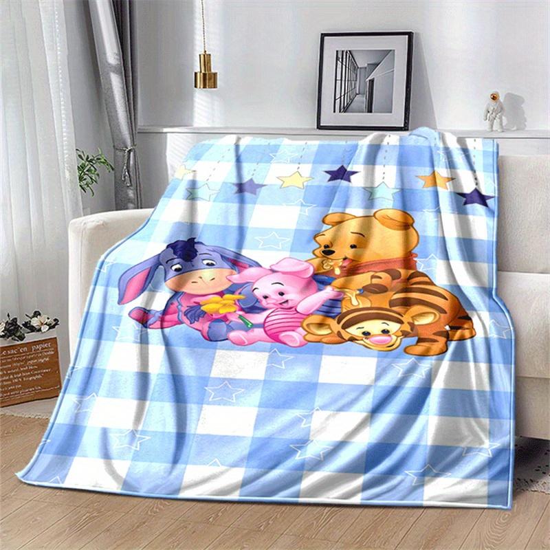1pc Winnie The Pooh and Friends Print Blanket, Cute Cartoon Design, Living Room Home Decoration Sofa Travel Soft and Cozy 130cmx150cm
1pc Winnie The Pooh and Friends Print Blanket, Cute Cartoon Design, Living Room Home Decoration Sofa Travel Soft and Cozy 130cmx150cm