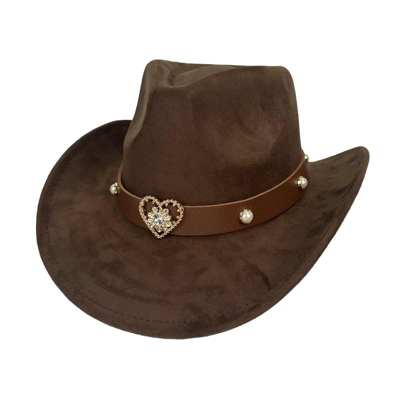 New Love Accessories Decorative Belt Western Cowboy Hat Tibetan Retro Top Hat Retro Jazz Hat Fashion Felt Hat M(56-58cm) темно-коричневого кольору
New Love Accessories Decorative Belt Western Cowboy Hat Tibetan Retro Top Hat Retro Jazz Hat Fashion Felt Hat M(56-58cm) темно-коричневого кольору