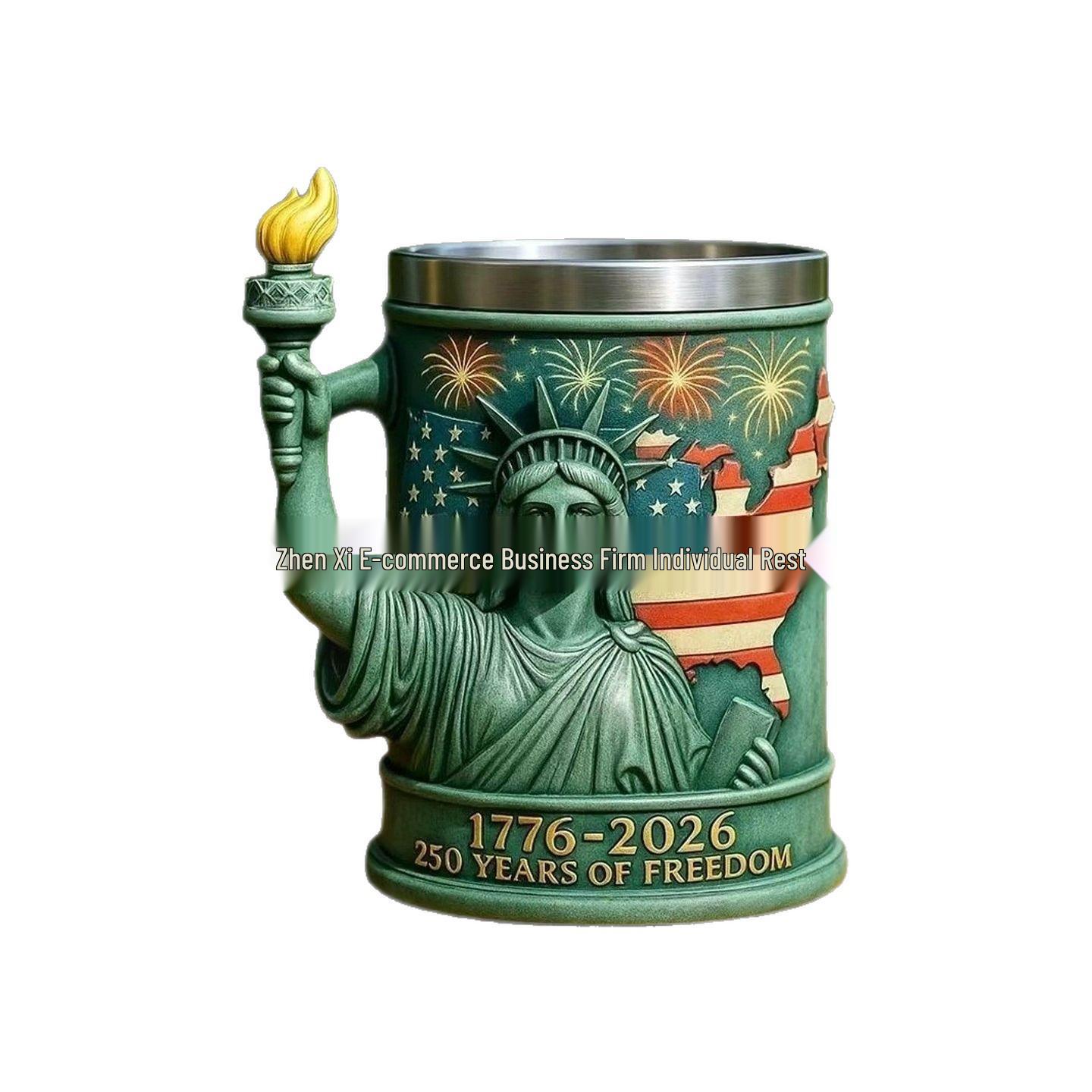 Statue of Liberty Torch Mug: Cross-Border Design
Statue of Liberty Torch Mug: Cross-Border Design