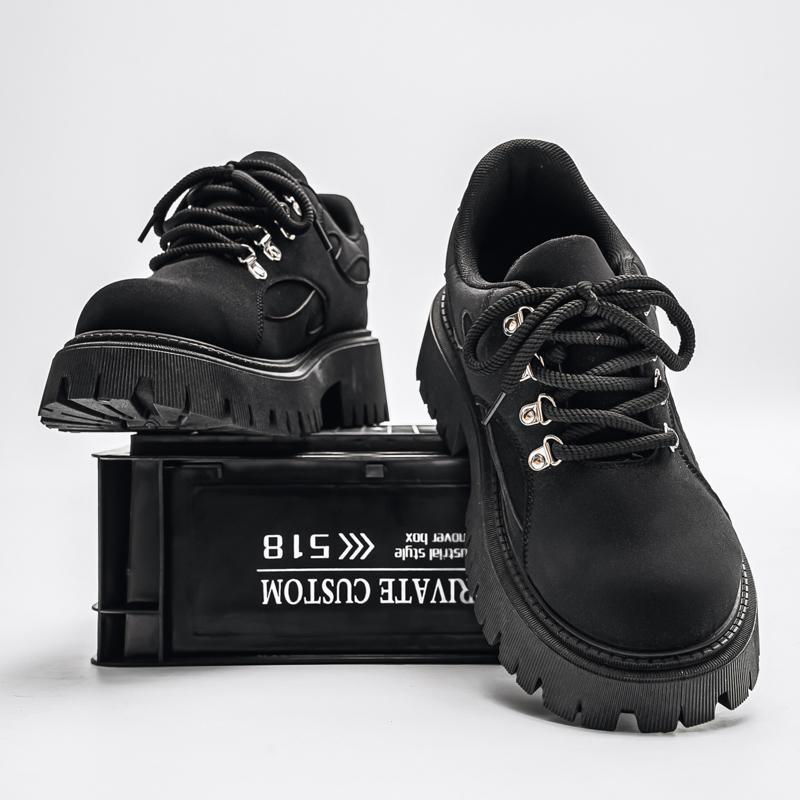 Big head leather shoes upturned head heightening casual Martin shoes 22 autumn and winter platform work shoes 45 чорний
Big head leather shoes upturned head heightening casual Martin shoes 22 autumn and winter platform work shoes 45 чорний