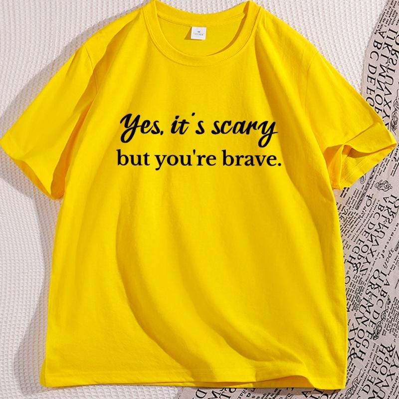 Yes Its Scary But Youre Brave Heated Rivalry TShirt Comfort Hollander Ilya Rozanov Quote Tshirt Cotton Shortsleeved Top 4XL
Yes Its Scary But Youre Brave Heated Rivalry TShirt Comfort Hollander Ilya Rozanov Quote Tshirt Cotton Shortsleeved Top 4XL