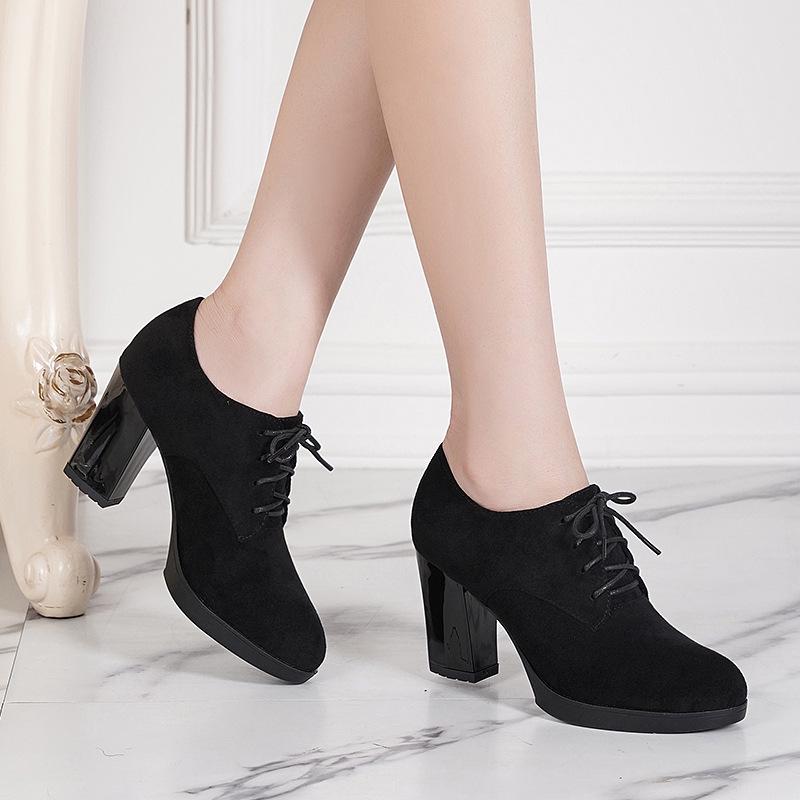 Women s Velvet Lace-up Thick Heel Flats - Round Toe, Waterproof Platform, 2025 Spring/Autumn Collection. 36
Women s Velvet Lace-up Thick Heel Flats - Round Toe, Waterproof Platform, 2025 Spring/Autumn Collection. 36