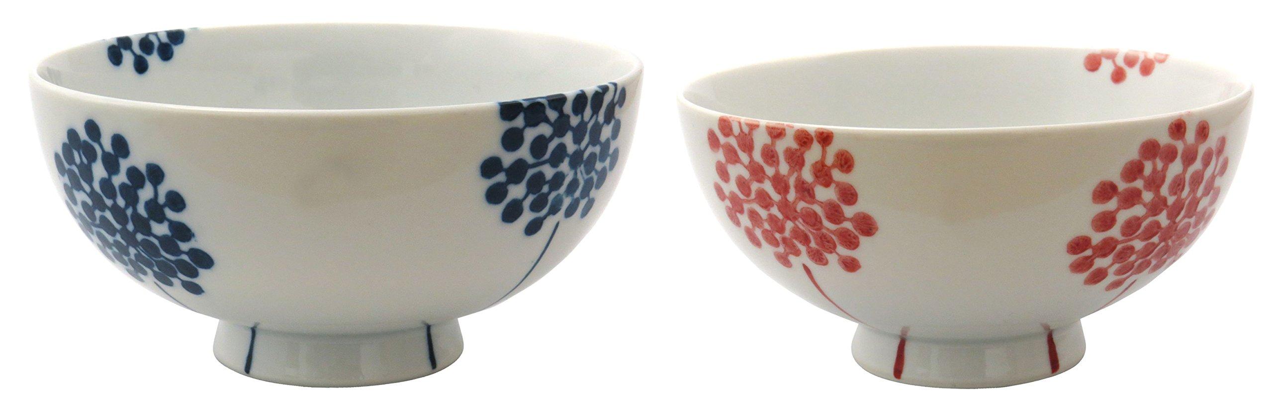 Hasami ware Tenryu Pottery Flower rice bowl pair
Hasami ware Tenryu Pottery Flower rice bowl pair