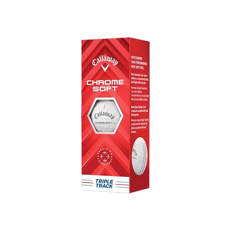CALLAWAY golf ball CHROME SOFT triple track ball white 3 pieces BL CG CHRMSFT 24 TRPLTRK 3B PK
CALLAWAY golf ball CHROME SOFT triple track ball white 3 pieces BL CG CHRMSFT 24 TRPLTRK 3B PK