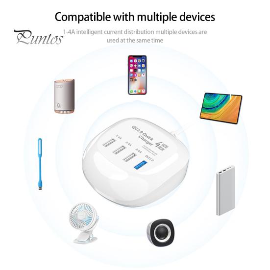 USB-зарядное устройство для телефона 30 Вт PD QC3.0, стабильный выход, интеллектуальное согласование тока, 4-портовая USB-зарядная станция, многопортовое зарядное устройство, товары для дома
USB-зарядное устройство для телефона 30 Вт PD QC3.0, стабильный выход, интеллектуальное согласование тока, 4-портовая USB-зарядная станция, многопортовое зарядное устройство, товары для дома