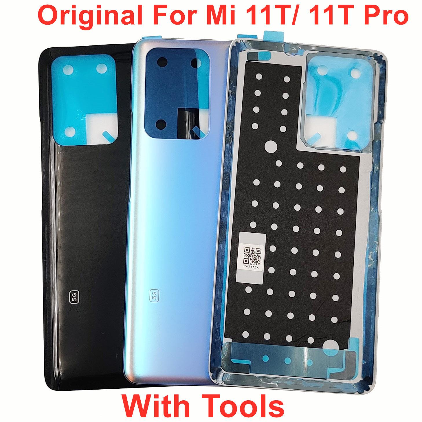 For Xiaomi Mi 11T 11T Pro 5G Original Back Lid Battery Cover Rear Door Mi 11T Pro Housing Panel + Adhesive
For Xiaomi Mi 11T 11T Pro 5G Original Back Lid Battery Cover Rear Door Mi 11T Pro Housing Panel + Adhesive