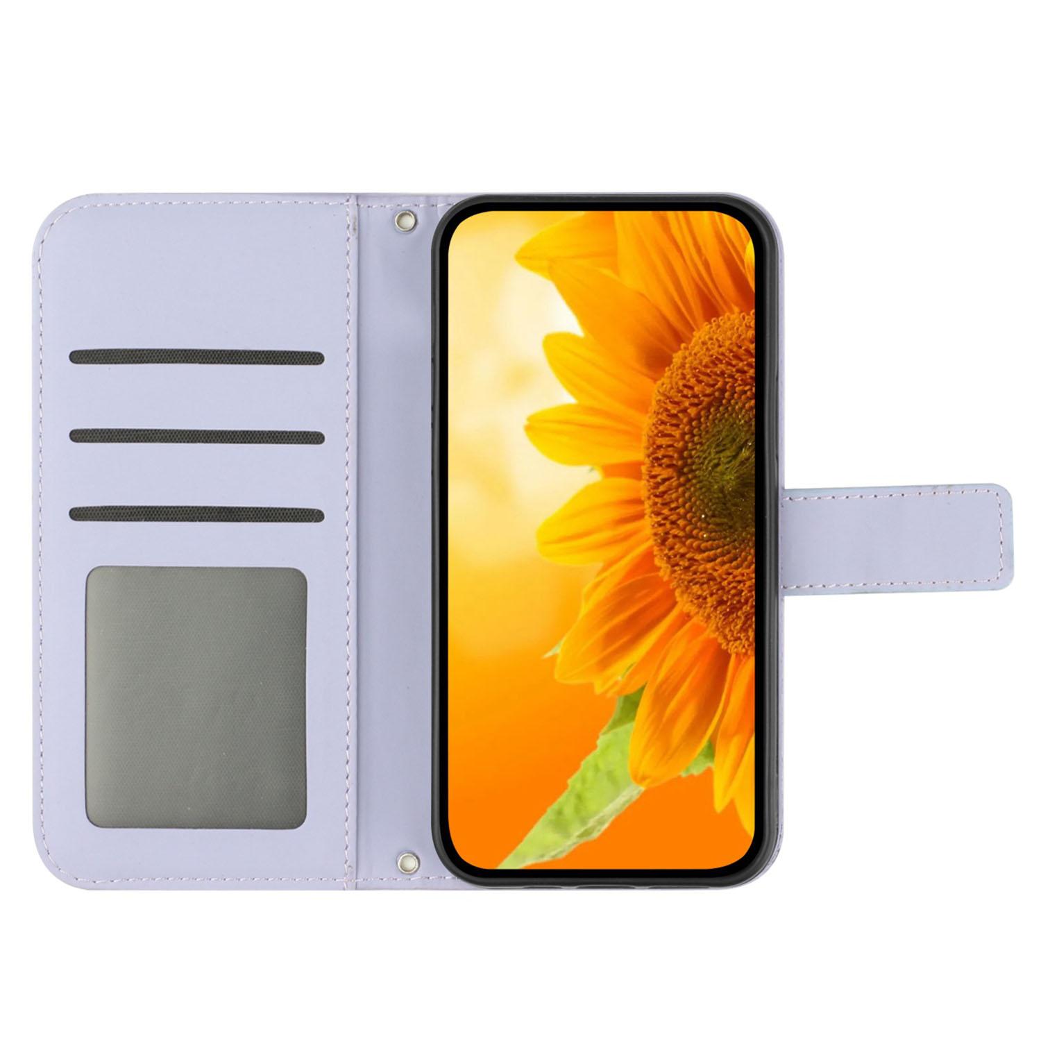 HT04 For Samsung Galaxy A56 5G/M56 5G Case Sunflower Imprint PU Leather Phone Cover with Long Strap Light Purple
HT04 For Samsung Galaxy A56 5G/M56 5G Case Sunflower Imprint PU Leather Phone Cover with Long Strap Light Purple