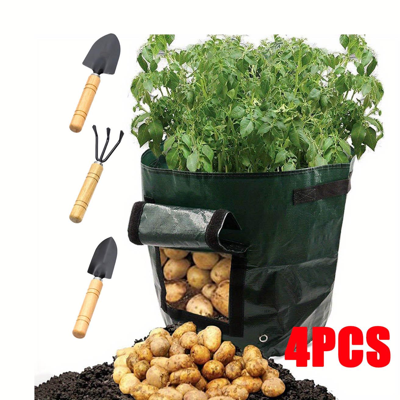 4-piece potato growing bag set (1 growing bag + 3 planting tools) carrots, tomatoes and onions, 10gallons each
4-piece potato growing bag set (1 growing bag + 3 planting tools) carrots, tomatoes and onions, 10gallons each