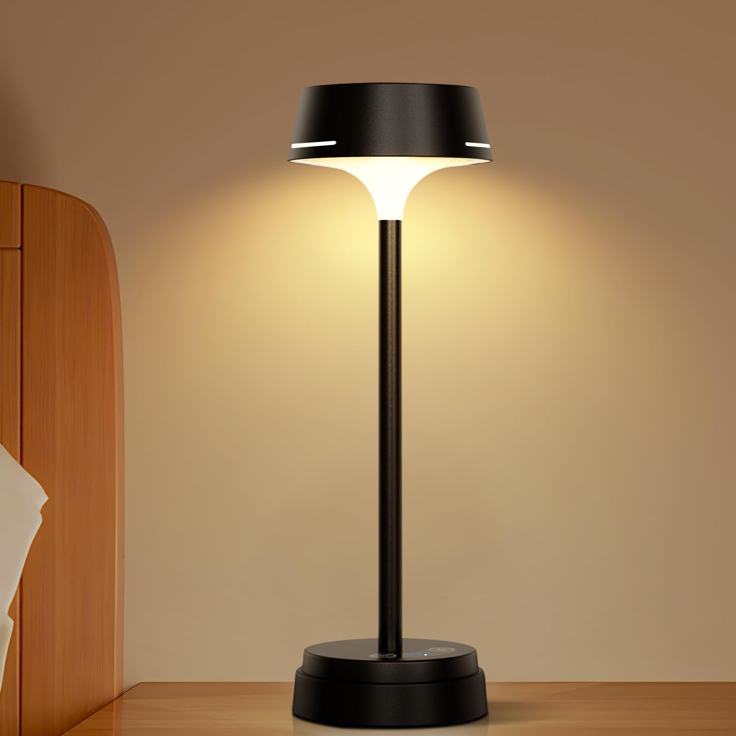 Govssing Table Lamp, 5200mAh, Stylish Cordless USB Rechargeable Table Lamp with Ambient Lighting, 3 Color Modes, Stepless Dimming, Touch Control,
Govssing Table Lamp, 5200mAh, Stylish Cordless USB Rechargeable Table Lamp with Ambient Lighting, 3 Color Modes, Stepless Dimming, Touch Control,