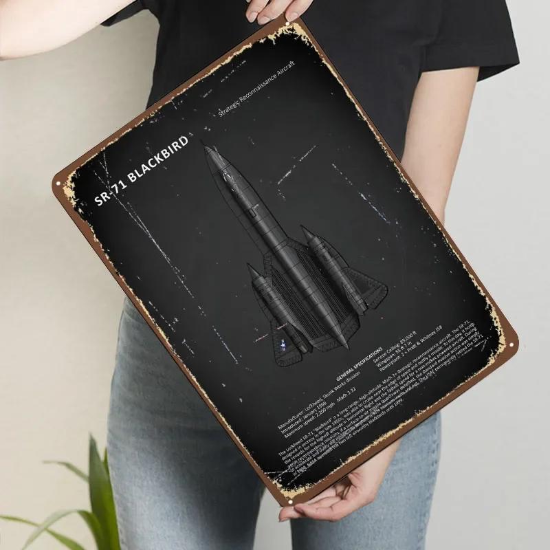 The SR71 Blackbird Tinplate Sign Airplane Poster Decor for Room Decoration Custom Metal Signs for Wall Art Decoration Retro Home 7.9x11.8In(20x30cm)
The SR71 Blackbird Tinplate Sign Airplane Poster Decor for Room Decoration Custom Metal Signs for Wall Art Decoration Retro Home 7.9x11.8In(20x30cm)