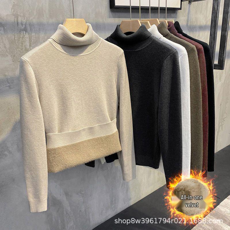 Men s High-Neck Fleece Sweater: Soft, Velvety, Warm, and Thick for Autumn and Winter. Perfect as a Base Layer or Inner Wool Sweater. 5XL (200-220 lbs)
Men s High-Neck Fleece Sweater: Soft, Velvety, Warm, and Thick for Autumn and Winter. Perfect as a Base Layer or Inner Wool Sweater. 5XL (200-220 lbs)