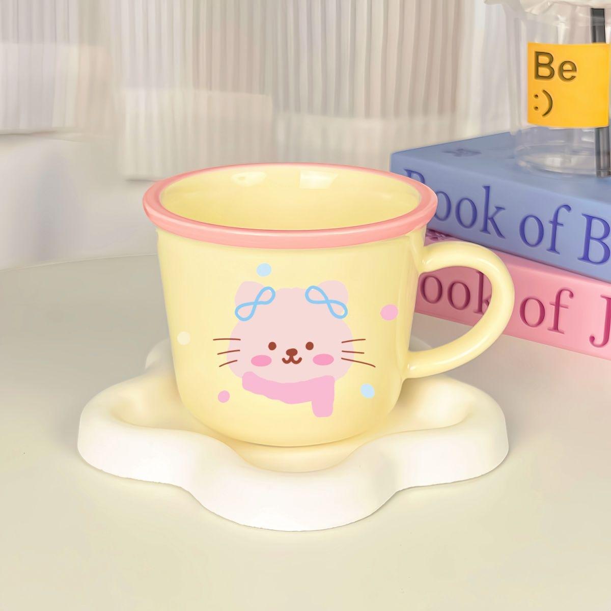 Polka Dot Cartoon Mug: Cute Heart Birthday Gift for Girlfriend or Sister
Polka Dot Cartoon Mug: Cute Heart Birthday Gift for Girlfriend or Sister