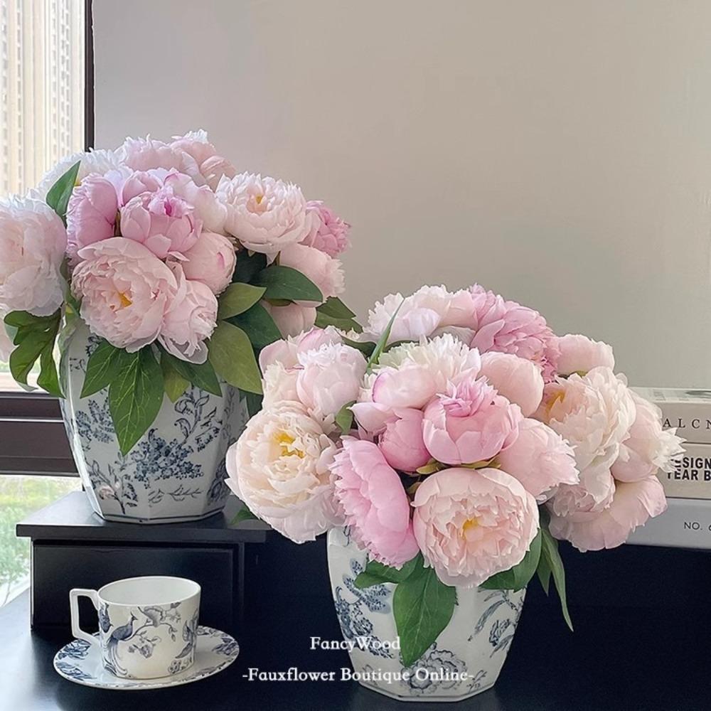 27CM Artificial Peony Flower 3 Head Artificial Peonies Room Table Decoration Ornaments білий/рожевий
27CM Artificial Peony Flower 3 Head Artificial Peonies Room Table Decoration Ornaments білий/рожевий
