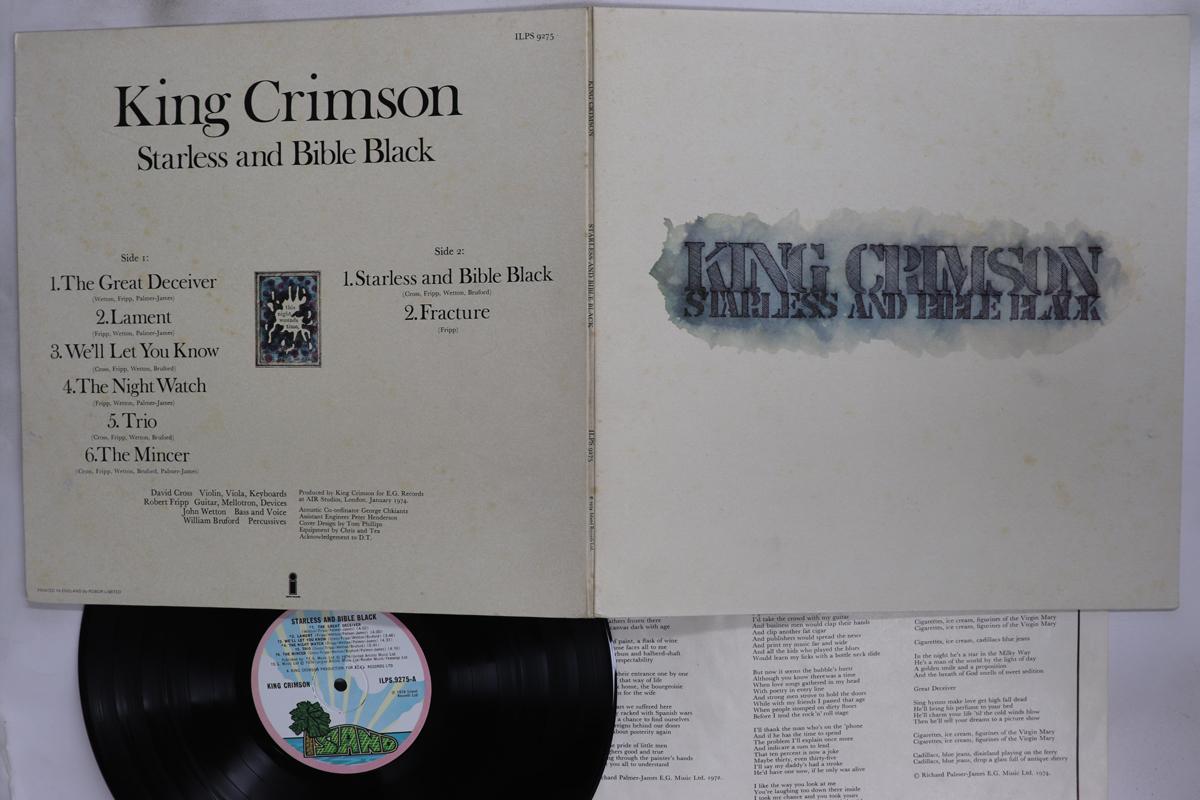 Виниловая пластинка KING CRIMSON Starless And Bible Black ILPS9275 ISLAND 1974 Великобритания Рок Б/у
Виниловая пластинка KING CRIMSON Starless And Bible Black ILPS9275 ISLAND 1974 Великобритания Рок Б/у