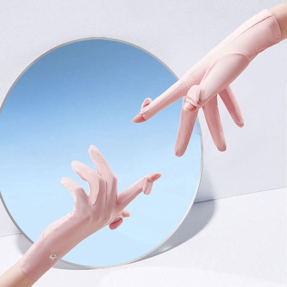 Protection Gloves Outdoor Two Fingers Gloves Ice Silk Mittens Sunscreen Gloves Full Finger Gloves
Protection Gloves Outdoor Two Fingers Gloves Ice Silk Mittens Sunscreen Gloves Full Finger Gloves