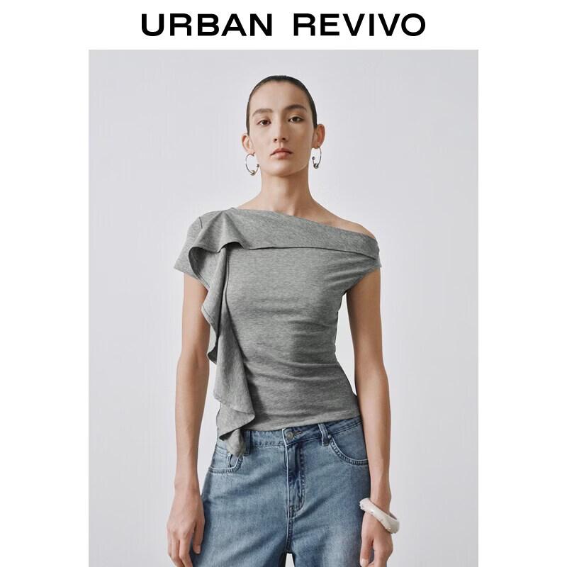 UR Women s Asymmetric Ruffle Design T-Shirt XL
UR Women s Asymmetric Ruffle Design T-Shirt XL