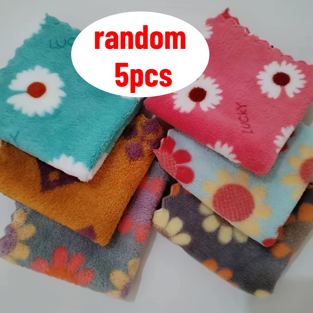 5Pcs Kitchen Cleaning Cloths Soft Absorbent Dishcloth Coral Fleece Sunflower Wiping Towel Rags Household Cleaning Cloth 25X25CM
5Pcs Kitchen Cleaning Cloths Soft Absorbent Dishcloth Coral Fleece Sunflower Wiping Towel Rags Household Cleaning Cloth 25X25CM
