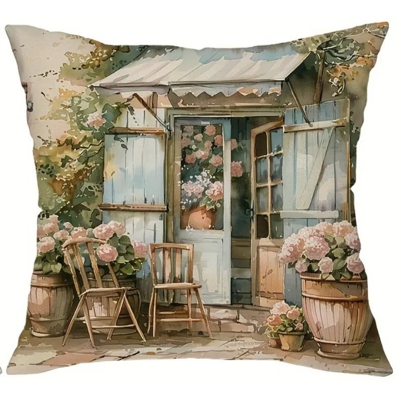Vintage Floral Cushion Covers Sofa Living Room Square Pillowcase Chair Double-Sided Pillow Covers Modern Home Decortions 45x45cm
Vintage Floral Cushion Covers Sofa Living Room Square Pillowcase Chair Double-Sided Pillow Covers Modern Home Decortions 45x45cm