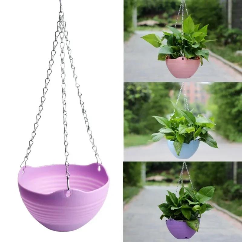 1Pcs Hanging Flower Plant Pot Chain Basket Planter Holder Home Garden Tools зелёный
1Pcs Hanging Flower Plant Pot Chain Basket Planter Holder Home Garden Tools зелёный