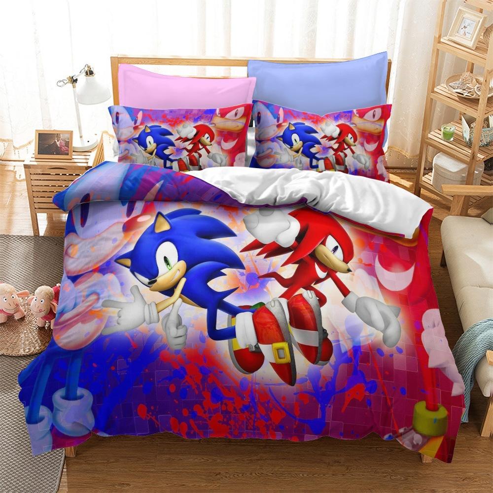Набір постільної білизни з трьох предметів серії Sonic Queen228cmx228cm
Набір постільної білизни з трьох предметів серії Sonic Queen228cmx228cm