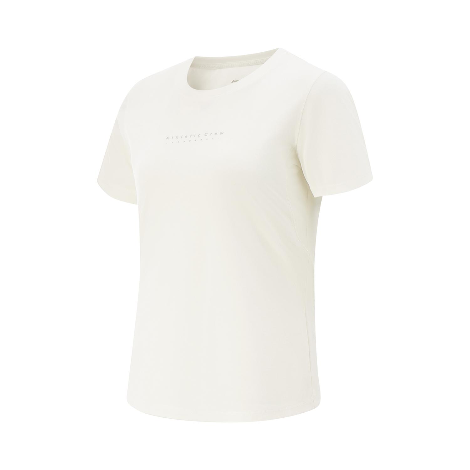 Li-Ning Fitness Series Simple Solid Color Round Neck Pullover Short Sleeve T-Shirt Women Tops Off-White ATSV510-7 L
Li-Ning Fitness Series Simple Solid Color Round Neck Pullover Short Sleeve T-Shirt Women Tops Off-White ATSV510-7 L