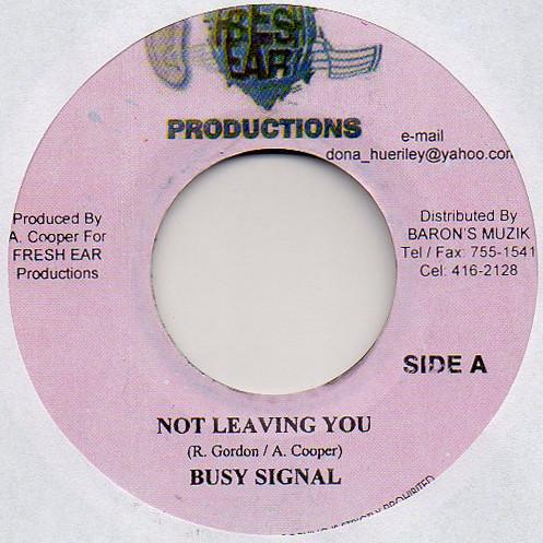 7inch Record BUSY SIGNAL / MATHEW ESCO THOMPSO - Not Leaving You / Press Up On Me NONE Fresh Ear Jamaica Reggae, Ska & Dub Used
7inch Record BUSY SIGNAL / MATHEW ESCO THOMPSO - Not Leaving You / Press Up On Me NONE Fresh Ear Jamaica Reggae, Ska & Dub Used