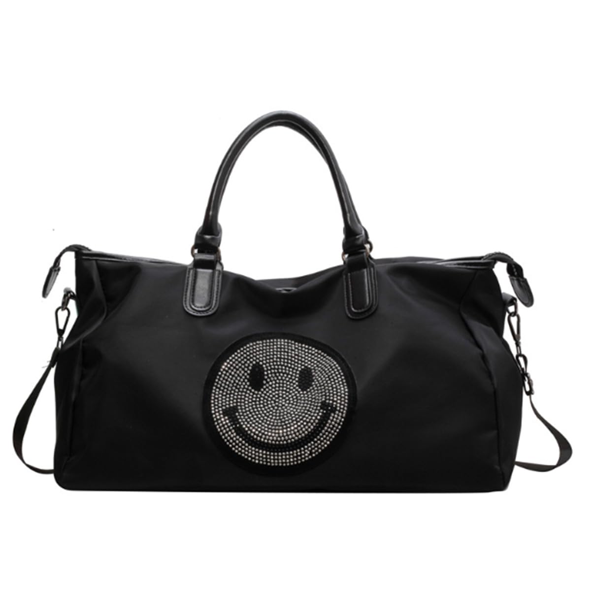 Boston Bag Shoulder Bag Large Capacity Travel Bag Gym Bag Waterproof Travel Handbag Outdoor Smile Boston Women s чорний
Boston Bag Shoulder Bag Large Capacity Travel Bag Gym Bag Waterproof Travel Handbag Outdoor Smile Boston Women s чорний