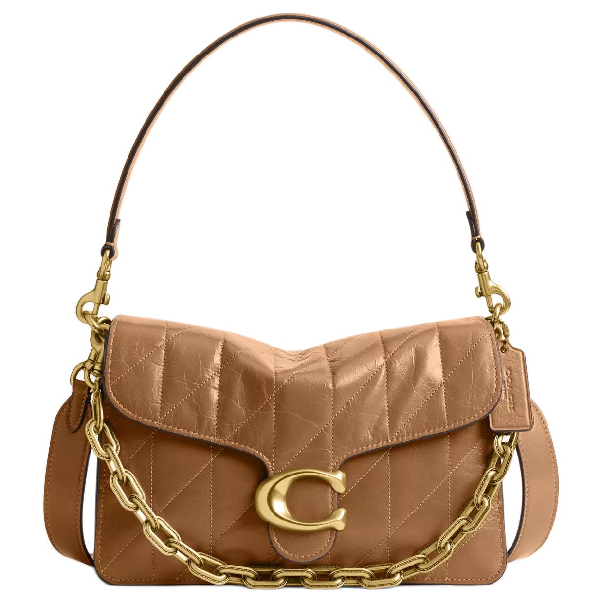 Coach Chain Tabby 26 Shoulder Bag Women Shoulder Bag Gold Honey-Brown CAF55-B4T7J Basic Set (Bag+Dust Bag)
Coach Chain Tabby 26 Shoulder Bag Women Shoulder Bag Gold Honey-Brown CAF55-B4T7J Basic Set (Bag+Dust Bag)