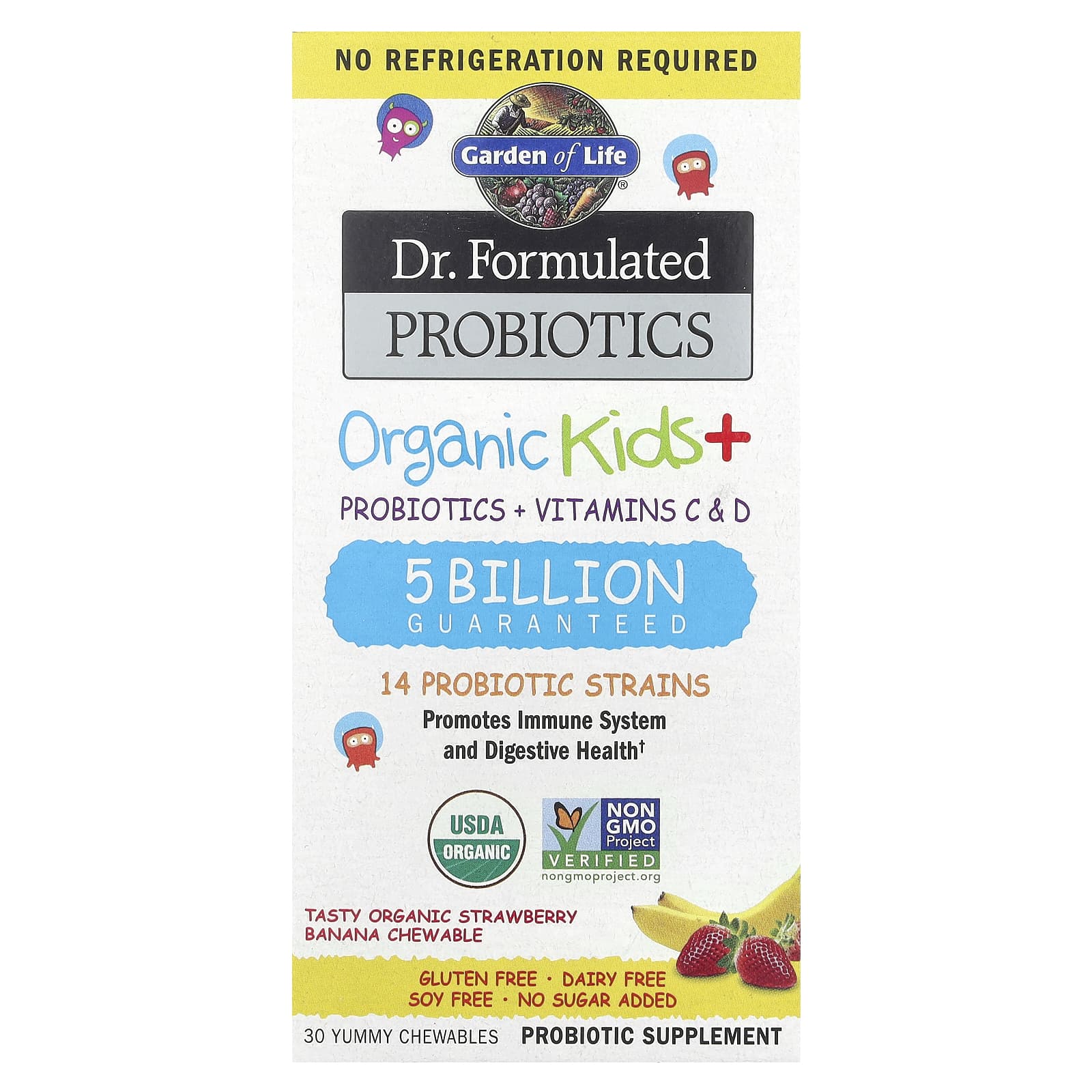 Pearlmutter Probiotics, Organic Kids + Chewable Tablets, Delicious Organic Strawberry Banana, 30 Tasty Chewable Tablets
Pearlmutter Probiotics, Organic Kids + Chewable Tablets, Delicious Organic Strawberry Banana, 30 Tasty Chewable Tablets