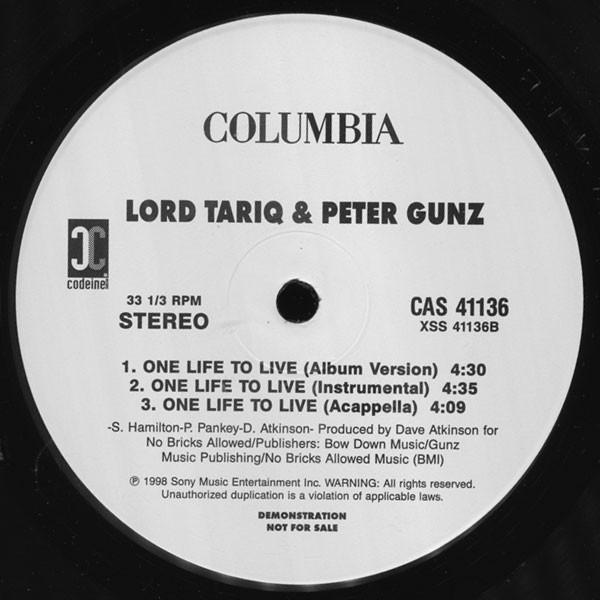 12inch Record LORD TARIQ & PETER GUNZ - Startin Somethin CAS41136 Columbia 1998 US Rap & Hip-Hop/R&B Used
12inch Record LORD TARIQ & PETER GUNZ - Startin Somethin CAS41136 Columbia 1998 US Rap & Hip-Hop/R&B Used