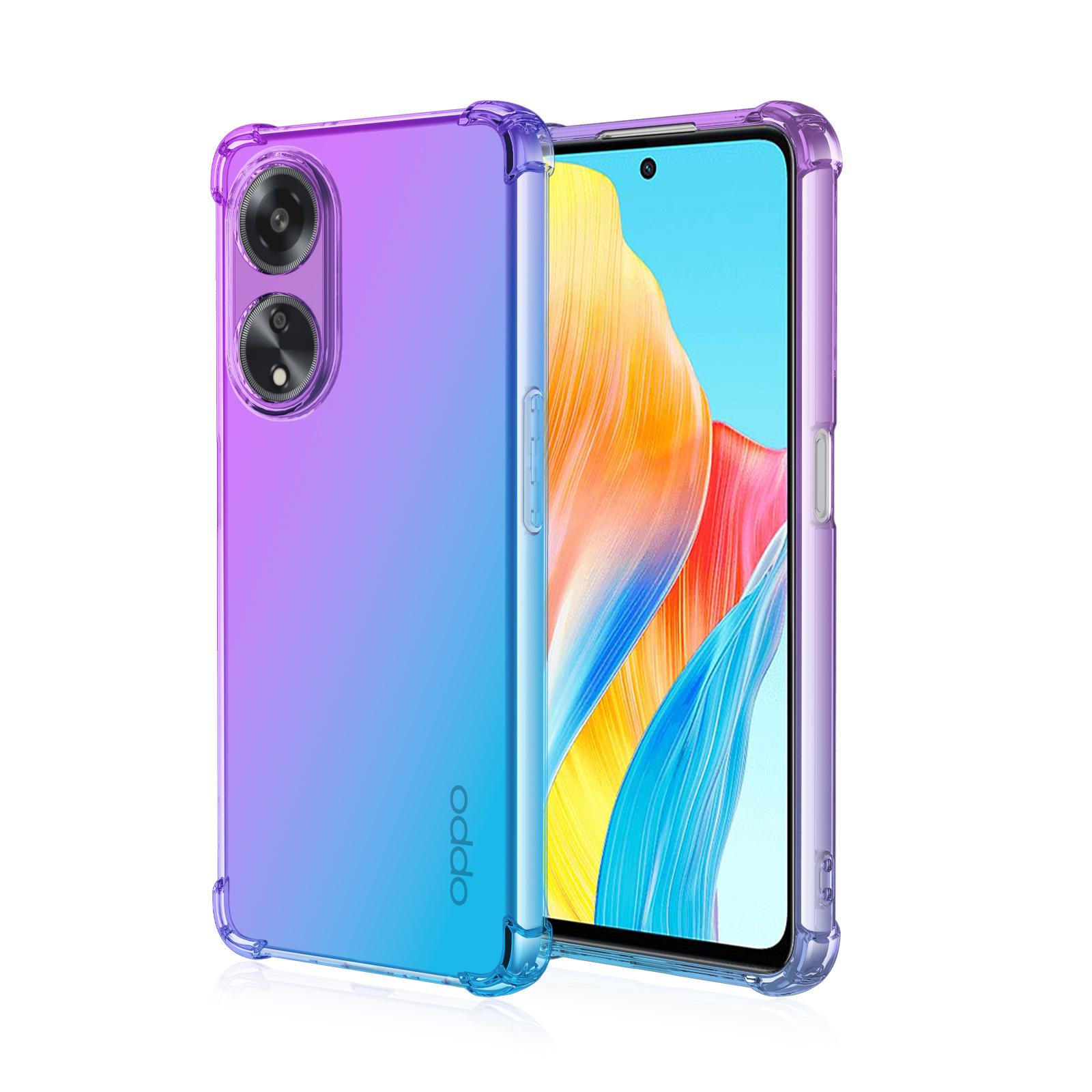 Прозрачный милый чехол для телефона с градиентом, тонкий, против царапин, гибкий чехол из ТПУ, противоударный защитный чехол для Oppo A55 A58X A76 A94 A95 A98 Ace2 A60 A57e Oppo A98 5G (CPH2529) синий/фиолетовый
Прозрачный милый чехол для телефона с градиентом, тонкий, против царапин, гибкий чехол из ТПУ, противоударный защитный чехол для Oppo A55 A58X A76 A94 A95 A98 Ace2 A60 A57e Oppo A98 5G (CPH2529) синий/фиолетовый
