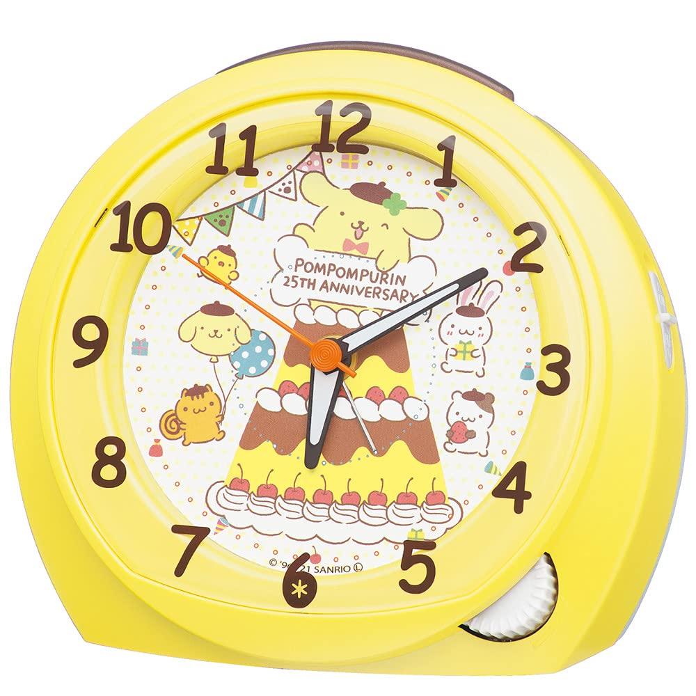 Часы-будильник Seiko, настольные часы с персонажами Sanrio Pompompurin, желтый жемчуг 114×130×77 мм CQ804Y
Часы-будильник Seiko, настольные часы с персонажами Sanrio Pompompurin, желтый жемчуг 114×130×77 мм CQ804Y