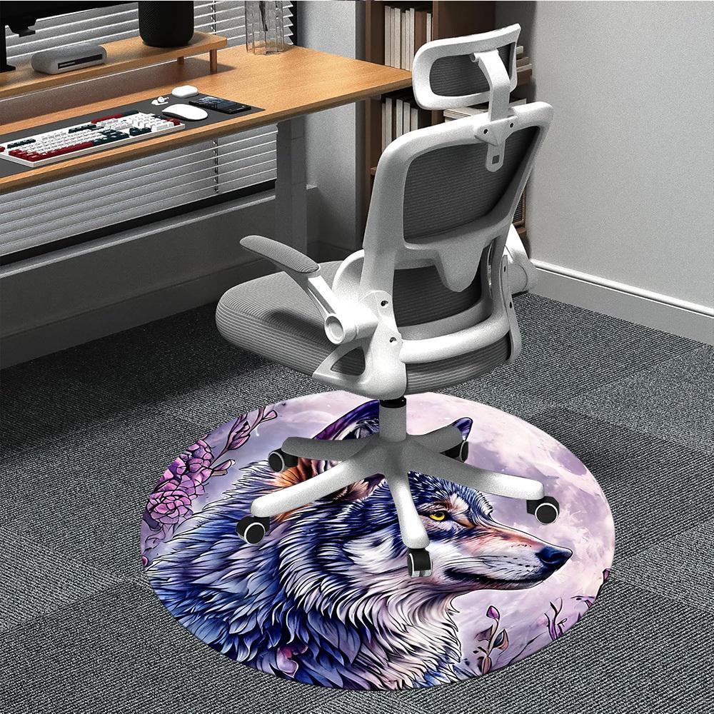 1pc Fantasy Wolf Chair Carpet for Office Non-Slip, Lightweight, Machine Washable Rug for Office, Room - Holiday Decoryy251016002 80cm by 80cm
1pc Fantasy Wolf Chair Carpet for Office Non-Slip, Lightweight, Machine Washable Rug for Office, Room - Holiday Decoryy251016002 80cm by 80cm