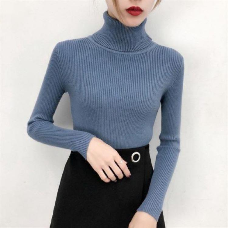 Slim Fit Women Turtleneck Sweater Knitted Pullovers Winter Warm Plus Size Clothes Elastic Soft High Quality one size синий
Slim Fit Women Turtleneck Sweater Knitted Pullovers Winter Warm Plus Size Clothes Elastic Soft High Quality one size синий