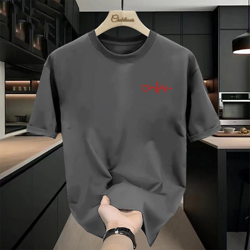 Простая футболка Мужская с принтом Летняя Модная Принтованная Футболка с круглым вырезом Хлопковая с коротким рукавом Свободная Модная Дышащая Футболка 3XL
Простая футболка Мужская с принтом Летняя Модная Принтованная Футболка с круглым вырезом Хлопковая с коротким рукавом Свободная Модная Дышащая Футболка 3XL