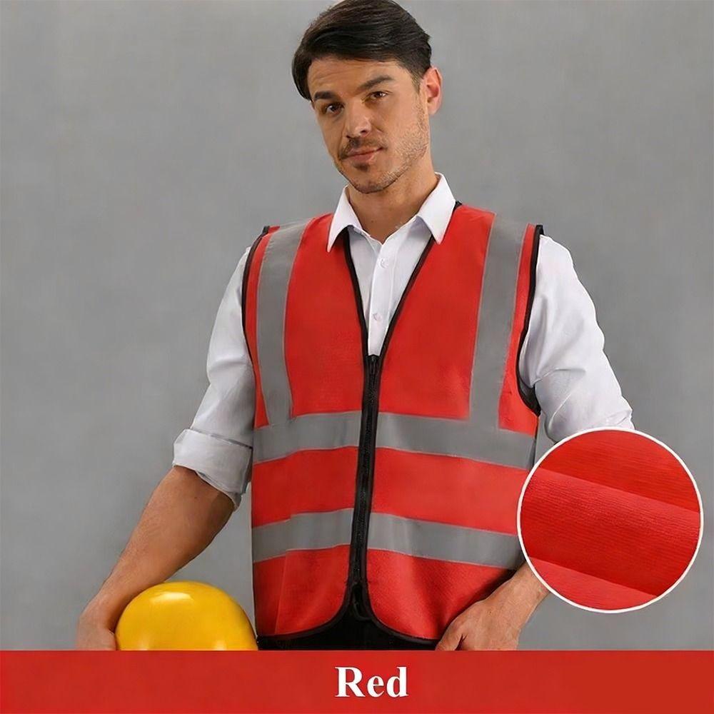 High Visibility Work Vest Zipper Working Clothes Durable Safety Vest Warehouse красный
High Visibility Work Vest Zipper Working Clothes Durable Safety Vest Warehouse красный