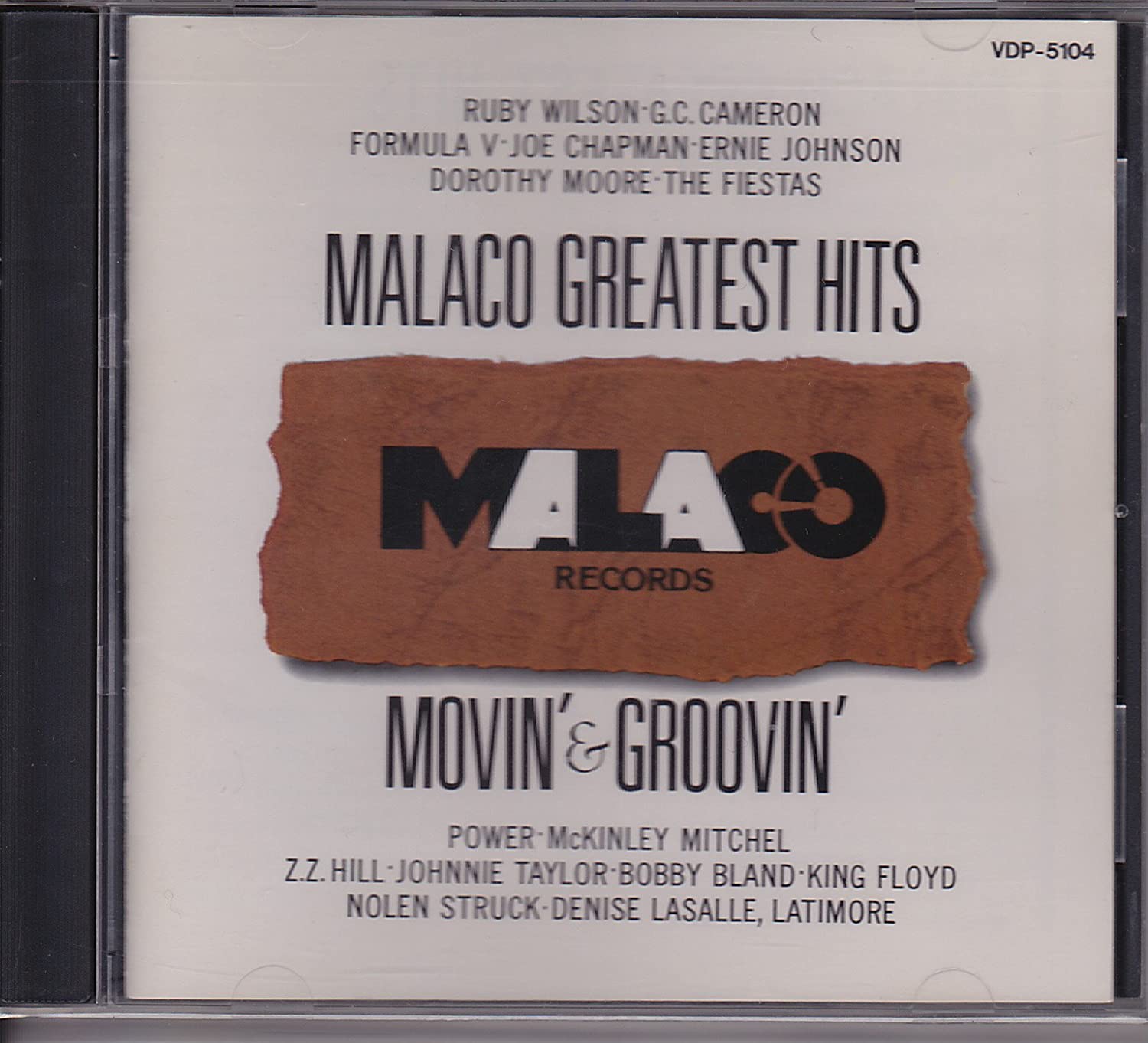 CD - Malaco Greatest Hits Movin & Groo VDP5104 Malaco Records 1987 Japan Soul/Funk Used
CD - Malaco Greatest Hits Movin & Groo VDP5104 Malaco Records 1987 Japan Soul/Funk Used