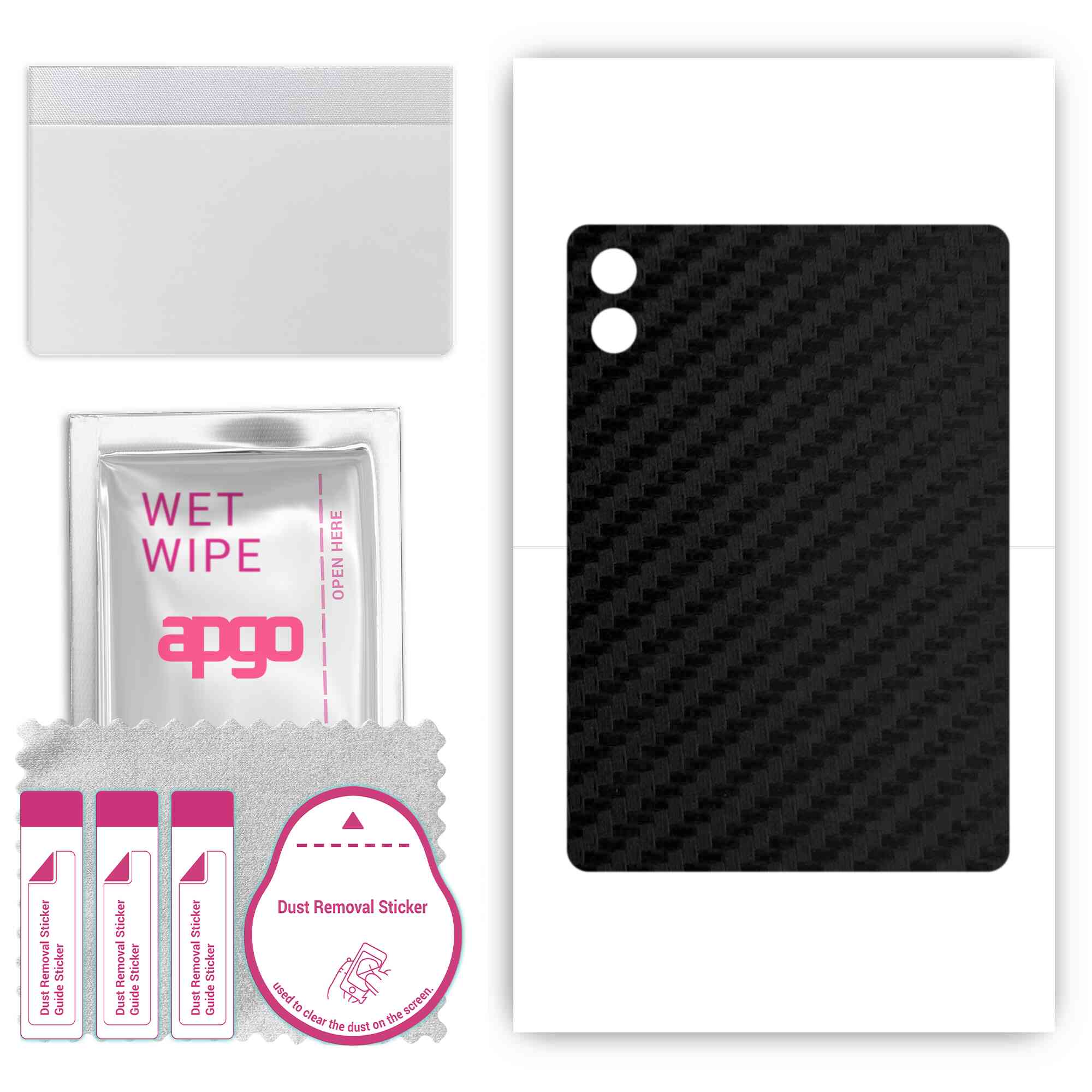 apgo Protective Skin Sticker for the back compatible with Umidigi G3 Tab, Wrap Film, Foil, Vinyl - Pattern Carbon Black
apgo Protective Skin Sticker for the back compatible with Umidigi G3 Tab, Wrap Film, Foil, Vinyl - Pattern Carbon Black