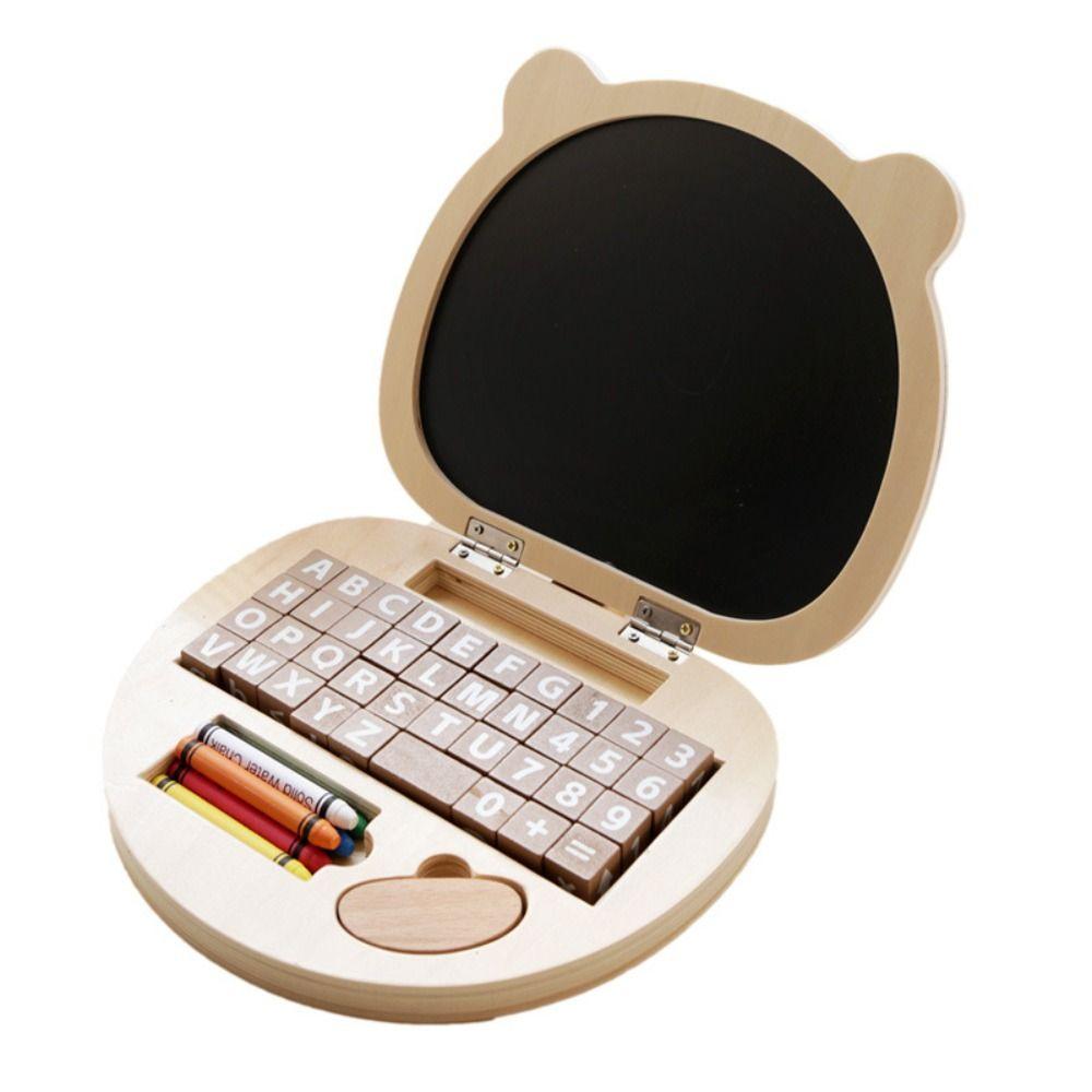 Wooden Simulation Drawing Board Multifuntional Children s Drawing Toy Children Normal Laptop(no word card)
Wooden Simulation Drawing Board Multifuntional Children s Drawing Toy Children Normal Laptop(no word card)